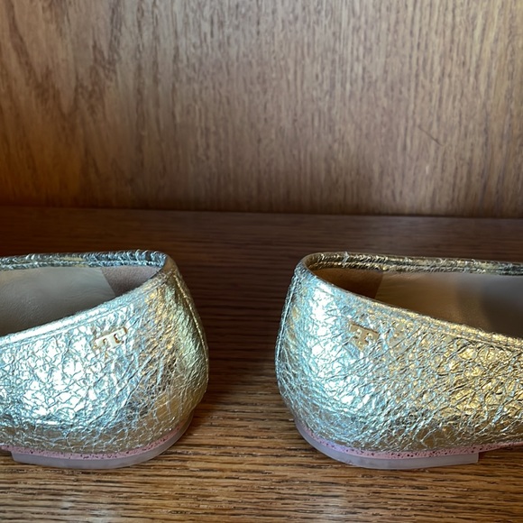Tori Burch gold ballet flats - Picture 6 of 6